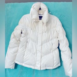 White Puffer Coat a.n.a. Size Large $20